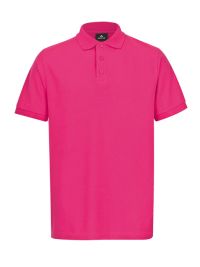 Piqué Poloshirt Herren in Fuchsia – atmungsaktives Polo für Arbeit und Freizeit